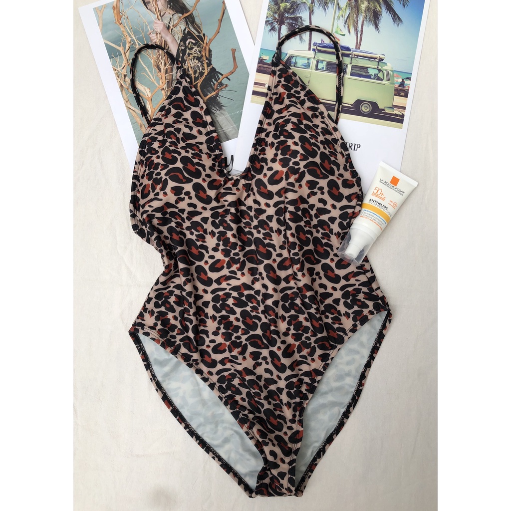 Bikini Đồ Bơi Một Mảnh Thần Liền Lệch Vai Sexy Màu Đen Ôm Dáng Sang Chảnh R23
