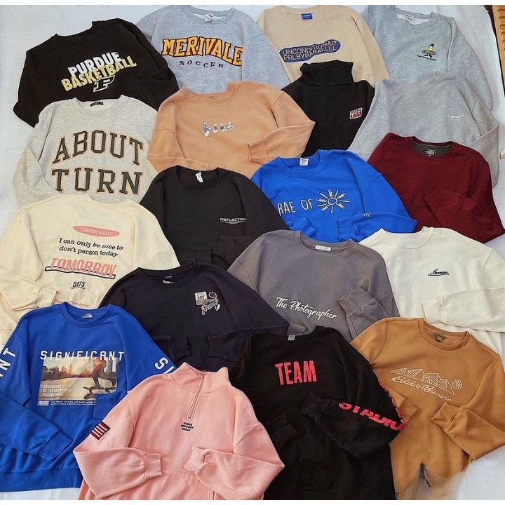 ÁO SWEATER/Hoddie SWEATSHIRT MỸ SECONDHAND
