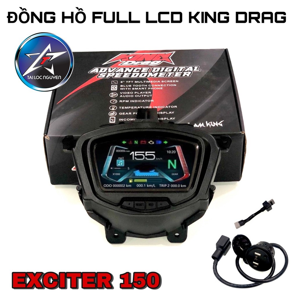 ĐỒNG HỒ FULL LCD CHO EXCITER 150 2019