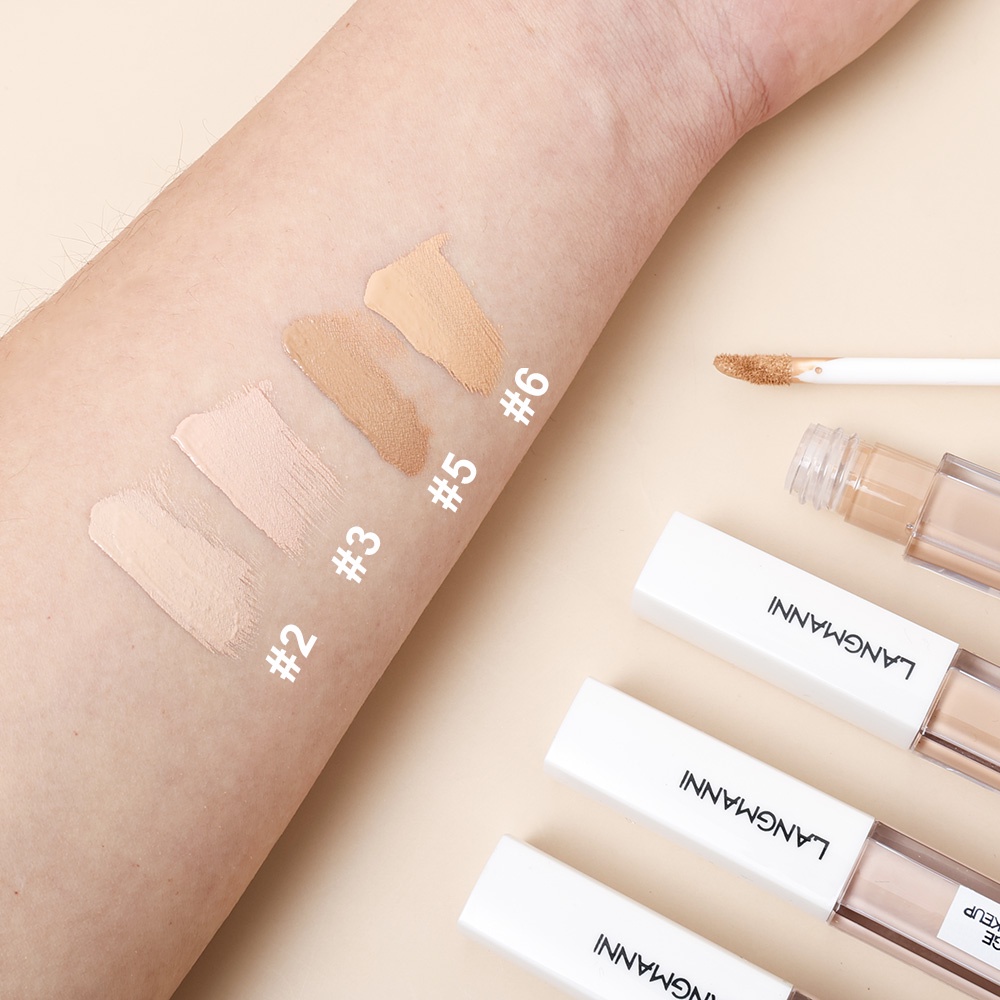 Kem Che Khuyết Điểm Langmanni Kiềm Dầu Lâu Trôi Che Phủ Lỗ Chân Lông