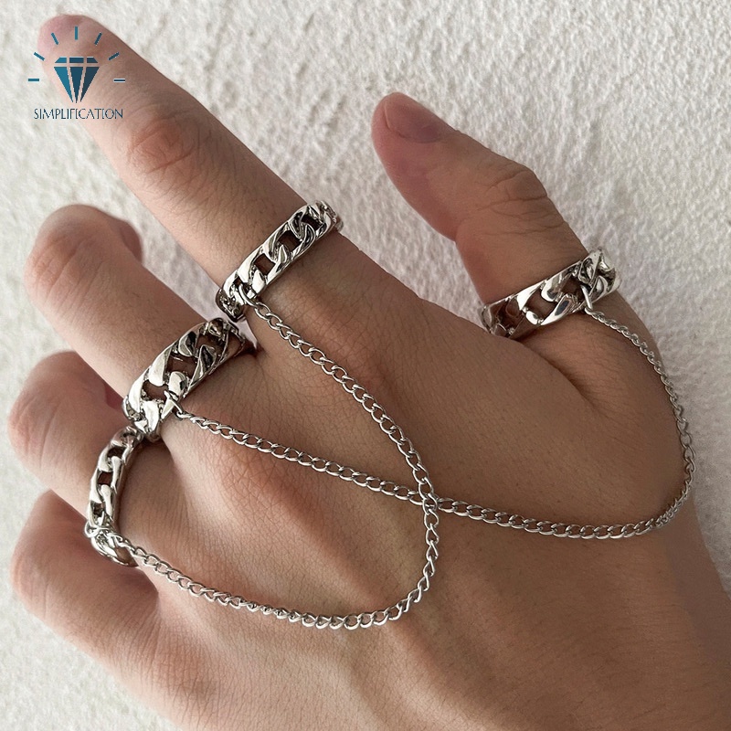 Set Nhẫn Đeo Cổ Thời Trang Cá Tính Cho Nữ