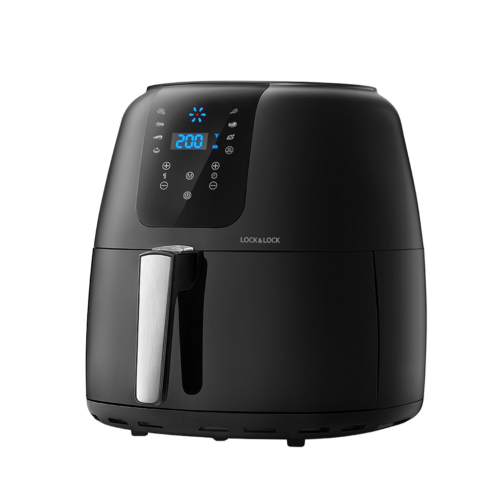 Nồi Chiên Không Dầu Lock&Lock Super Jumbo Plus Air Fryer 7.2L Màu đen EJF296BLK