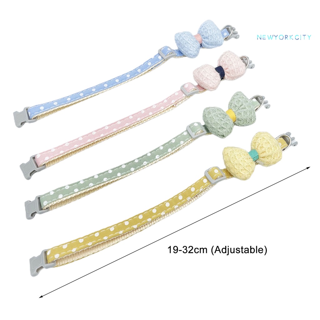 Vòng Cổ Polyester Bắt Mắt Dễ Thương Có Thể Điều Chỉnh Cho Chó Vừa Và Nhỏ