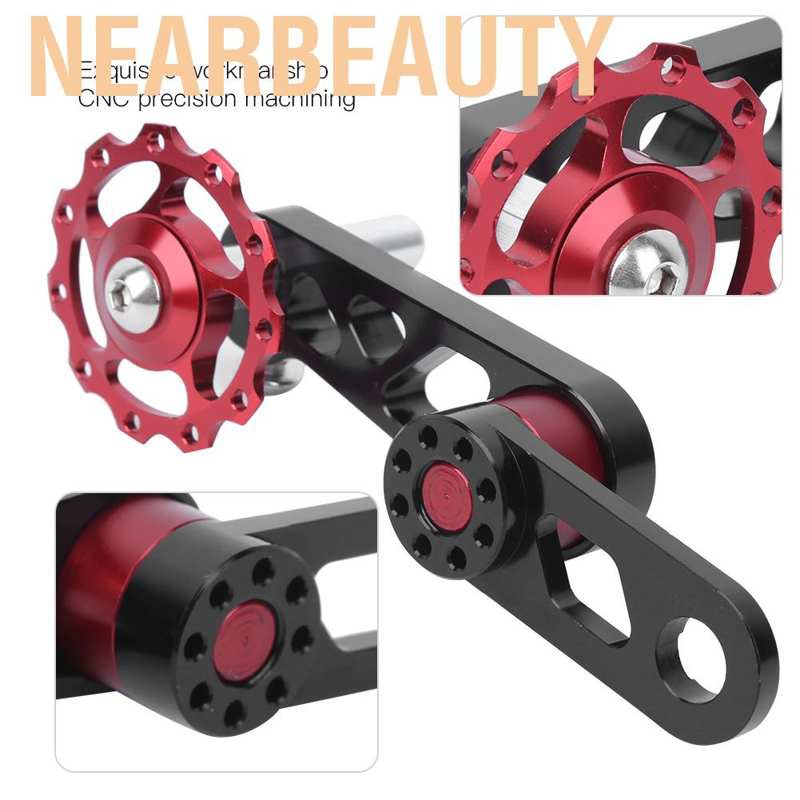 Nearbeauty ZTTO Aluminium Alloy Bicycle Chain Tensioner for Single Speed Folding