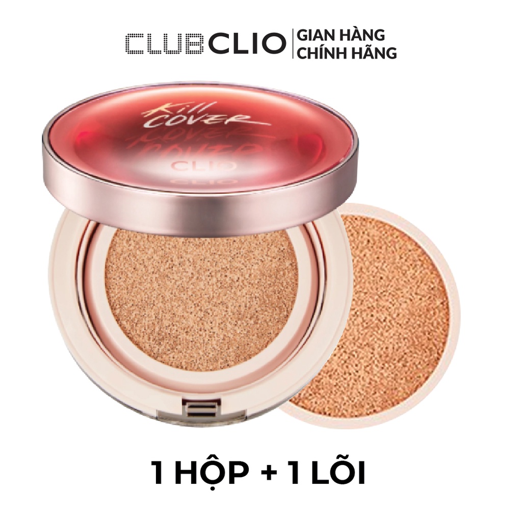 Phấn Nước Trang Điểm Clio Kill Cover Glow Cushion 20Ss Limited 15gX2lõi