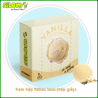 1 hộp kem vị Vani 500ml nhập khẩu Thái Lan Silom s Ice Cream giao tận nơi thumbnail
