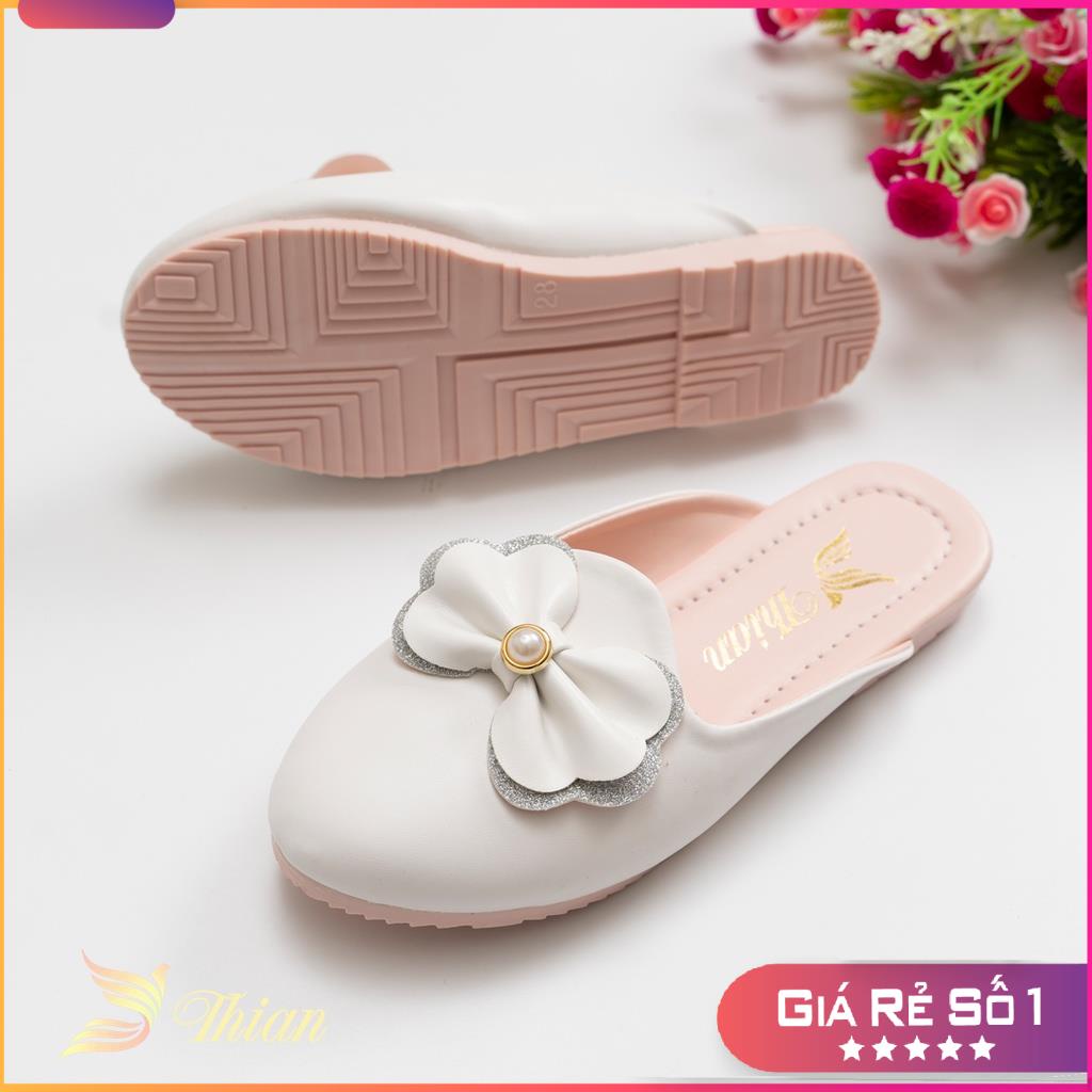 Sục bé gái - Dép sục hoa đinh đá thời trang xinh xinh cho bé từ 3 tới 15 tuổi - Hàng VNXK