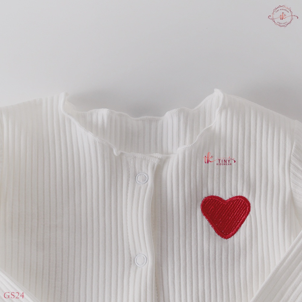 Váy công chúa đầy tháng, thôi nôi, đầm sát nách kèm áo khoác cardigan mỏng cho bé gái từ 5-11kg [GS24]