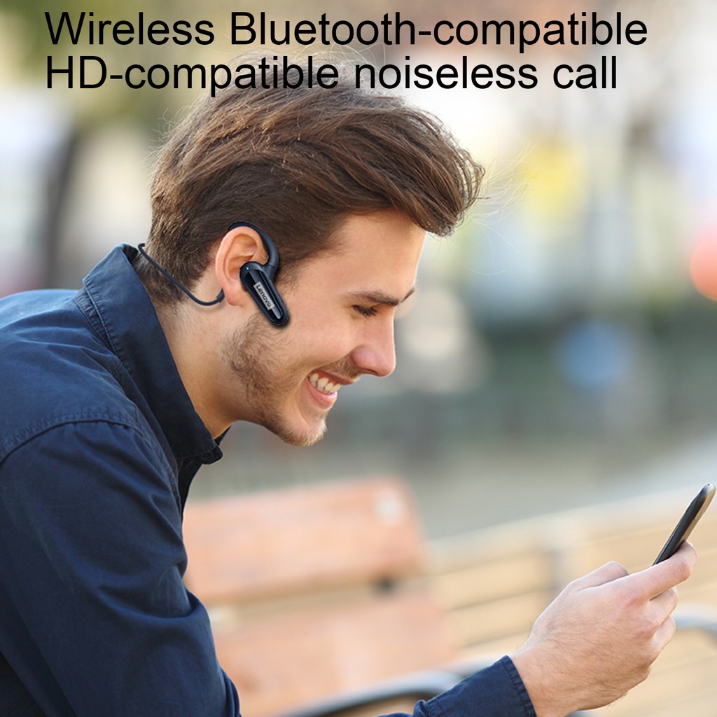 Tai Nghe Không Dây Lenovo XE06 Bluetooth 5.0 Đeo Cổ Chống Thấm Nước