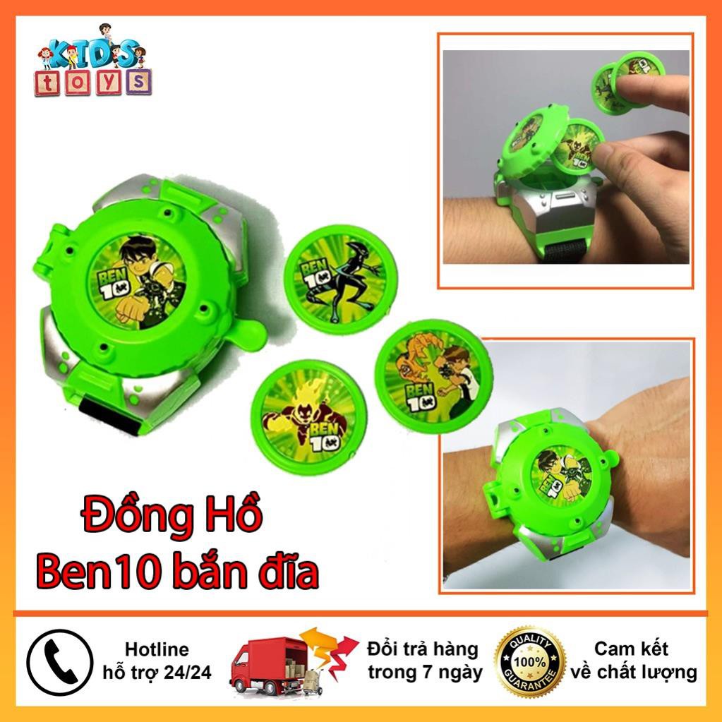 Đồ Chơi Đồng Hồ Ben 10 Cho Bé, Chiếu Sáng 24 Nhân Vật, Chất Liệu Nhựa ABS An Toàn Tuyệt Đối Cho Bé Sử Dụng