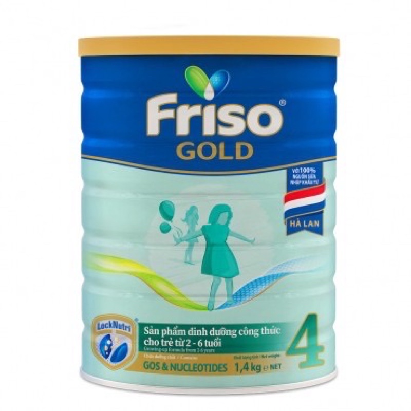 Sữa Bột Friso Gold 4 lon 1,4 kg date mới