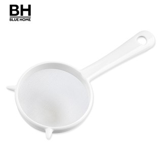 Kitchen Handheld Plastic Screen Tea Leaf Strainer Flour Sieve Colander