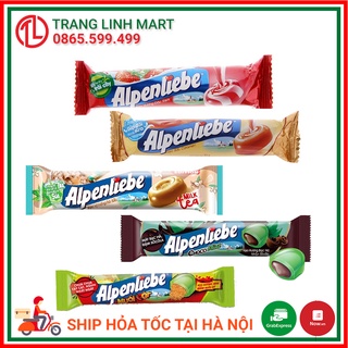 Kẹo cứng Alpenliebe đủ vị caramen / muối ớt / dâu kem / trà sữa / hương bạc hà