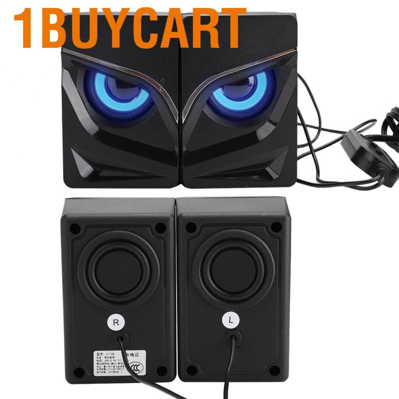 Cặp loa siêu trầm để bàn SADA V-128 mini kết nối USB 2.1 dành cho máy tính/điện thoại di động/máy tính xách tay