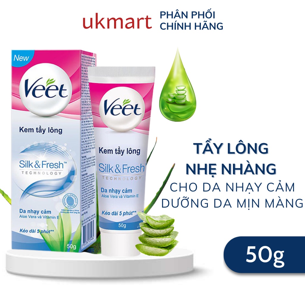 Kem Tẩy Lông Veet Hair Removal Cream Cho Da Thường, Da Nhạy Cảm