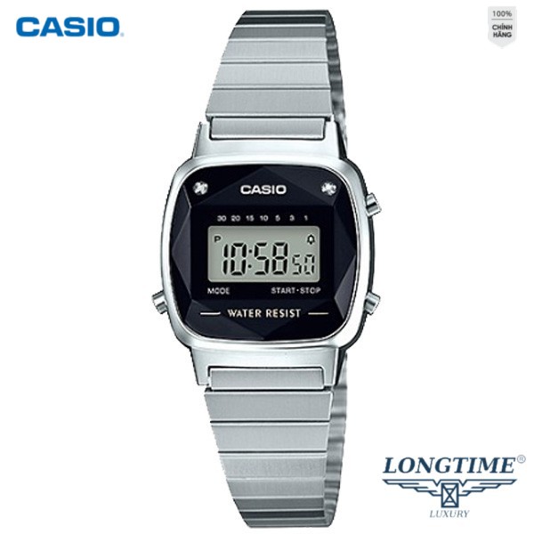 Đồng hồ nữ dây kim loại chính hãng casio LA670WAD-1DF