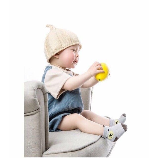 Sét 5 đôi tất lưới cổ cao dày dặn cực xinh cho bé