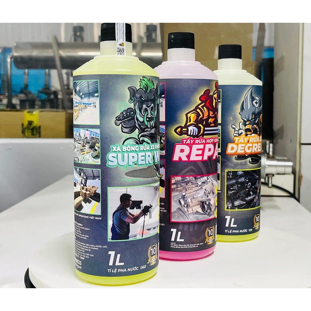 Tặng vòi xịt khi mua Tẩy Rửa Dầu nhớt, Dầu mỡ Sprayking Degreaser 1L phiên bản mới