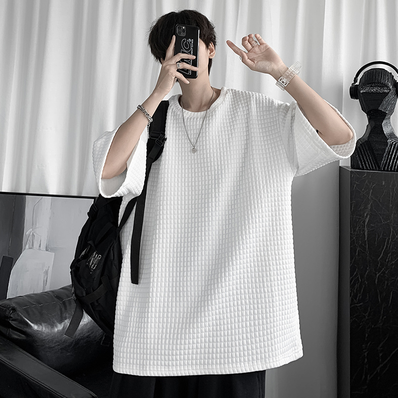 Korean Style Men's Round Neck T-shirt Summer Fashion 2021