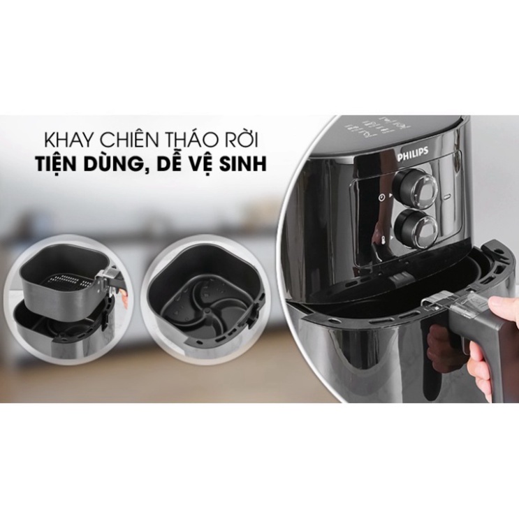 Nồi chiên không dầu Philips HD9200/90 Bảo Hành Chính Hãng