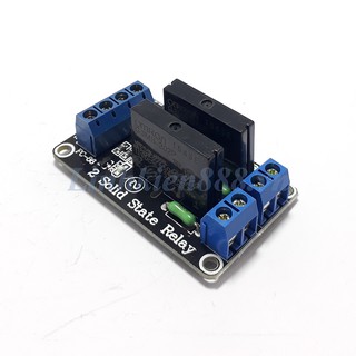Module relay bán dẫn vào 12v ra 250v 2a 2 kênh