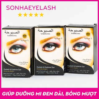 Phủ đen mi (mẫu mới), phủ nâu mi