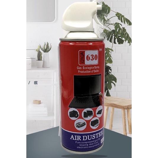 Bình xịt bụi khí nén Air duster 630 Loại 1 vệ sinh kèm ống