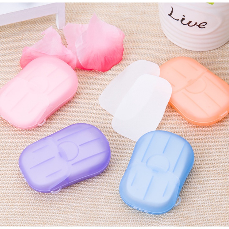 Xà phòng giấy rửa tay tiện dụng mang theo du lịch