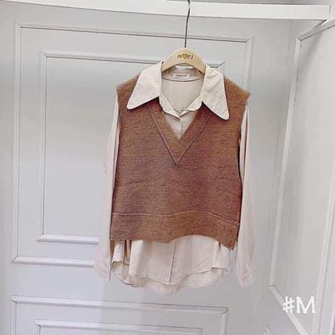 ÁO SƠ MI MIX GHI LÊ