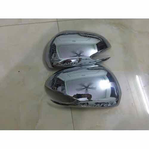 Bộ 2 Ốp Gáo Gương Xe Hyundai Santafe 2019 2020 Mạ CROM/ Carbon cao cấp có sẵn keo dán 2 mặt chuyên dụng