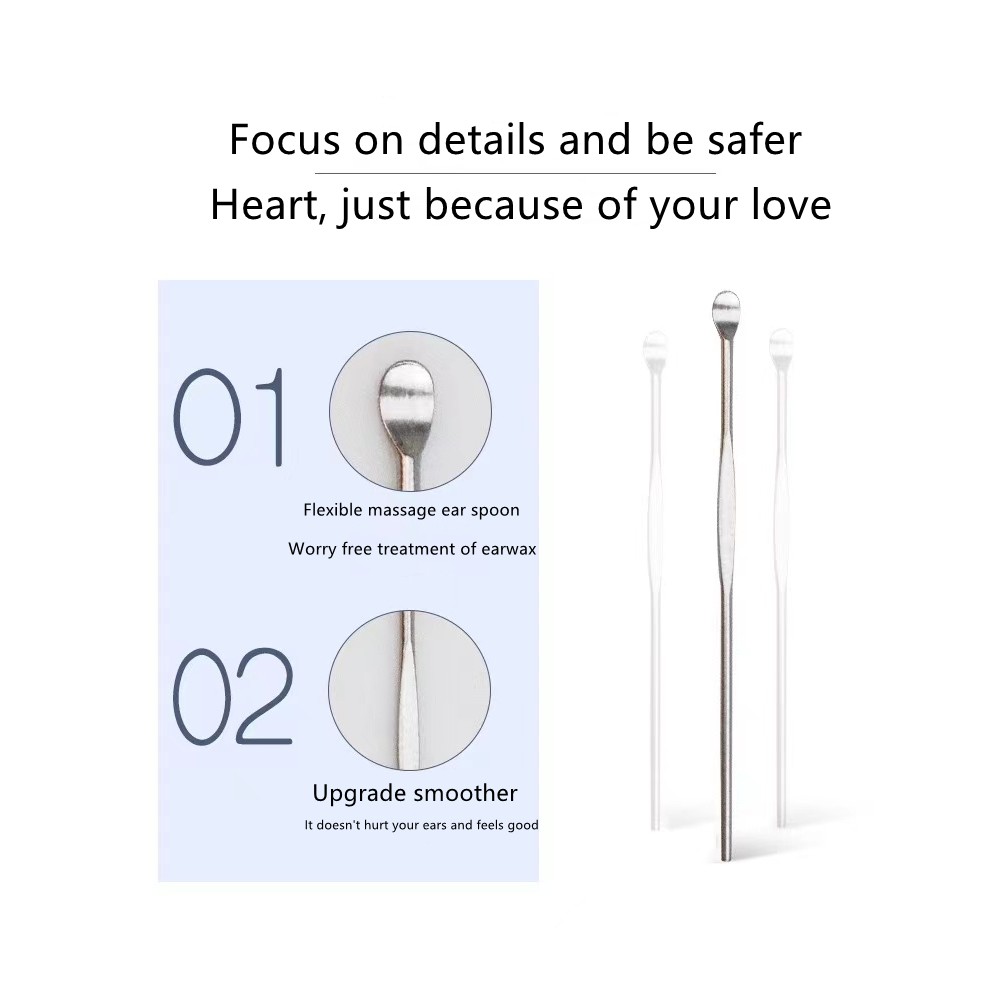 Dụng Cụ Lấy Ráy Tai Bằng Inox Chuyên Dụng