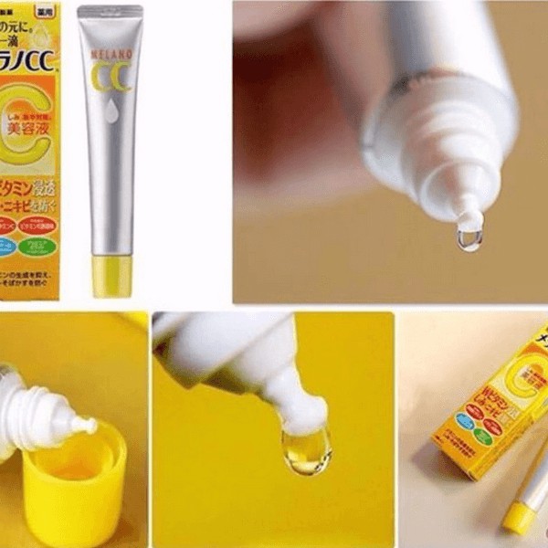 Tinh Dưỡng Trắng Da Làm Mờ Vết Sạm Da, Làm Mờ Đốm Nâu Và Vết Nám Rohto CC Melano Serum 20ml