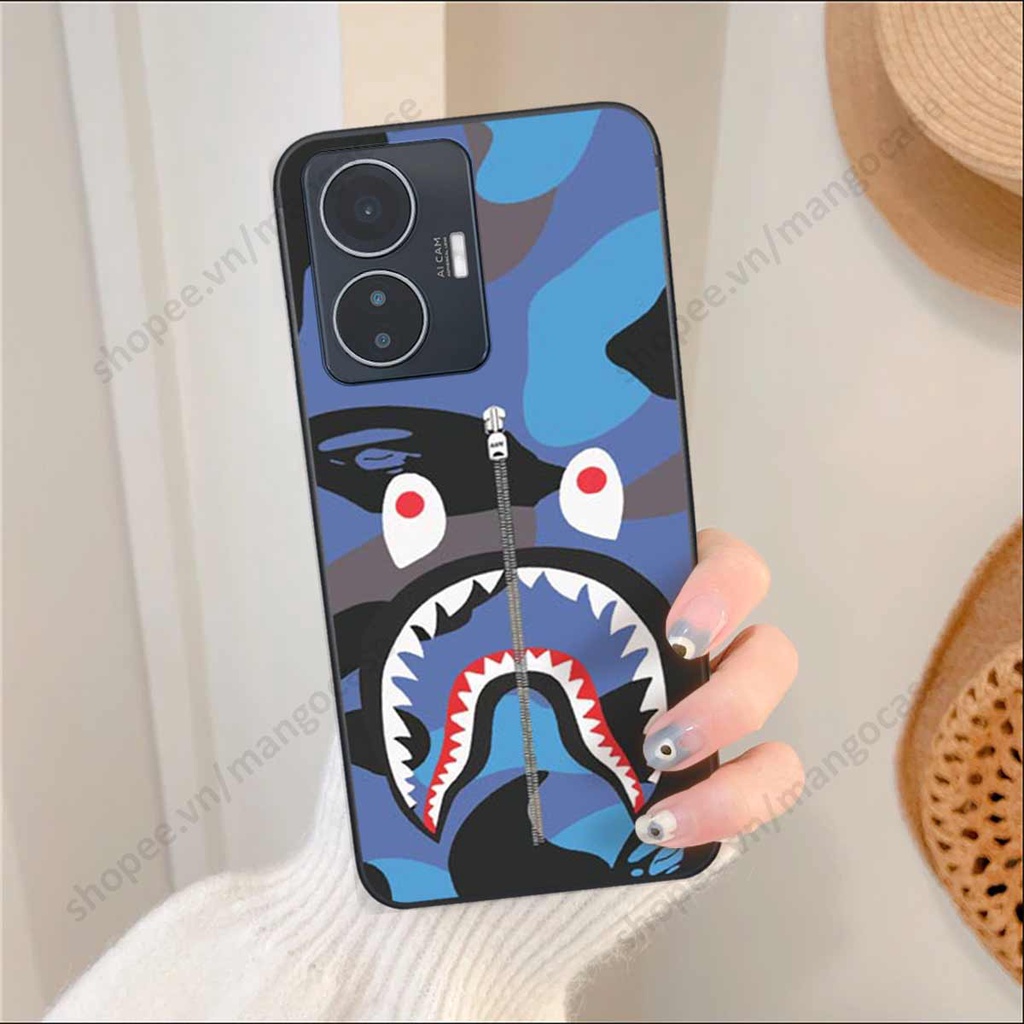 Ốp lưng điện thoại Vivo Y55 4G / 5G 2022 drew, kaws, bape cao cấp, vỏ ốp rẻ đẹp