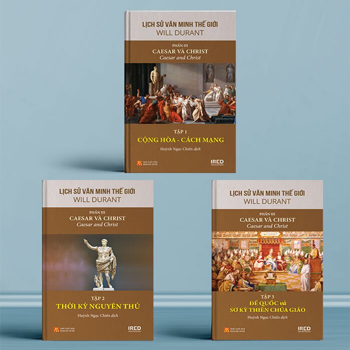 Sách - Lịch Sử Văn Minh Thế Giới - Phần III - Caesar và Christ (3 tập)