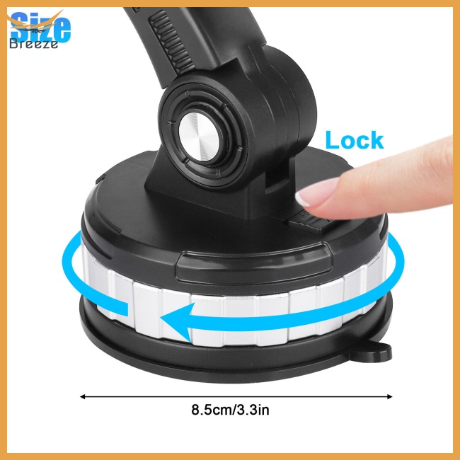 Giá Đỡ Điện Thoại Có Thể Xoay 360 Độ Tiện Dụng Dành Cho Ô Tô