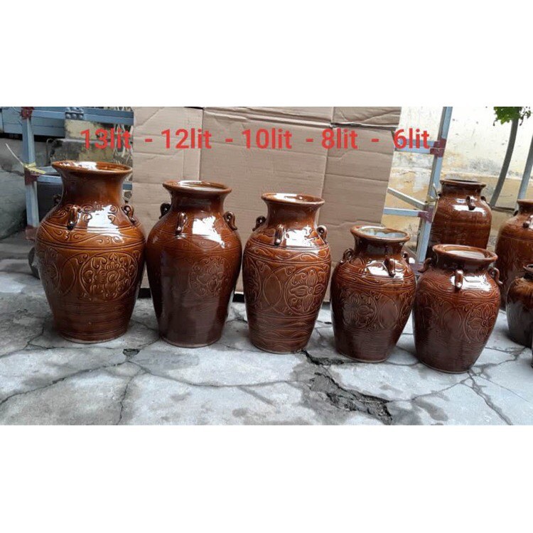 Chum chóe đựng rượu cần, gạo 12 lít