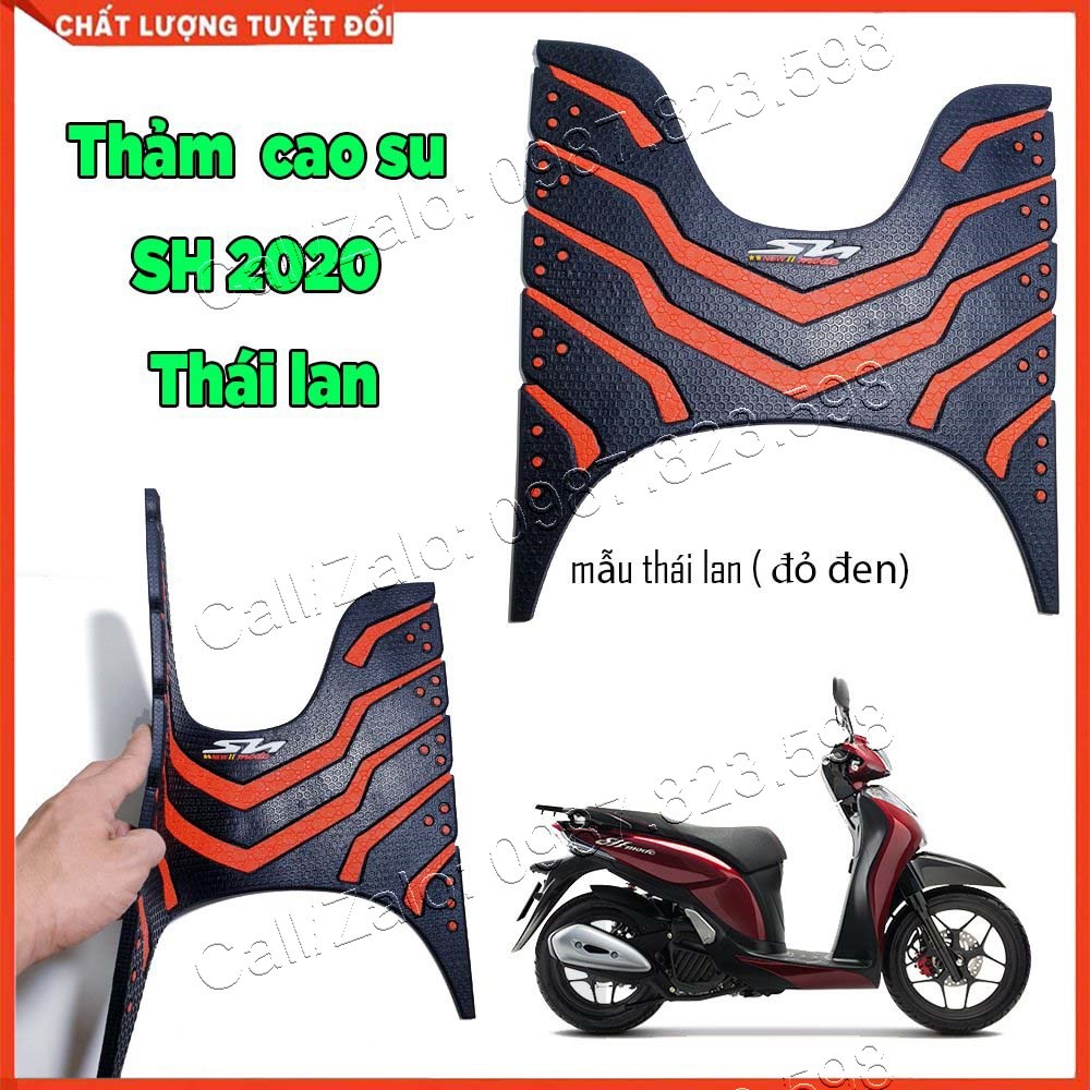 Thảm Để Chân Dành Cho SH Mode 2020-22 Chất Liệu Cao Su, Thảm Lót Chân SH Mode 2022