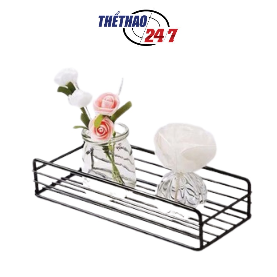 Kệ Đựng Gia Vị Nhà Bếp, Kệ Dán Tường Hình Chữ Nhật Đựng Đồ Đa Năng