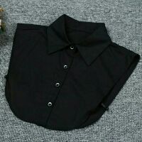 Cổ sơ mi rời màu đen