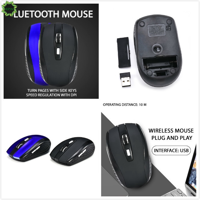 Chuột máy tính không dây 2.4GHz dùng chơi game máy tính tiện dụng | BigBuy360 - bigbuy360.vn