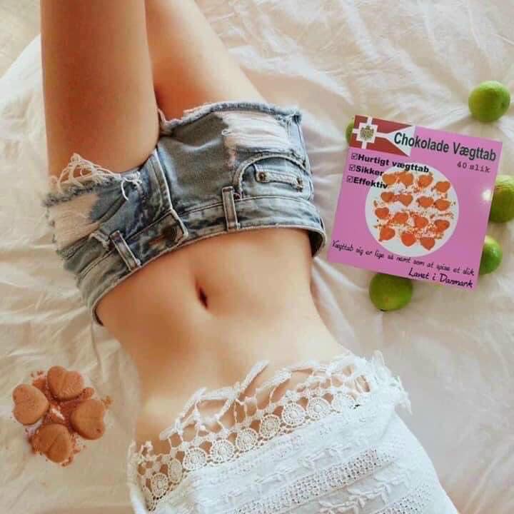 Kẹo socola giảm cân Chokolade Vaegttab Đan Mạch giảm béo detox an toàn chính hãng