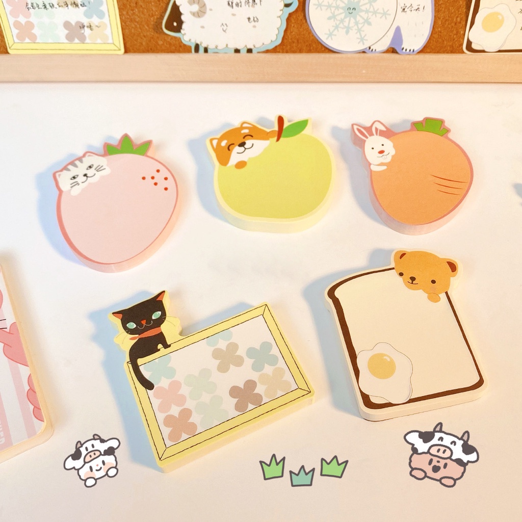 Giấy note Dễ Thương Dùng Trang Trí Sổ Tay DIY
