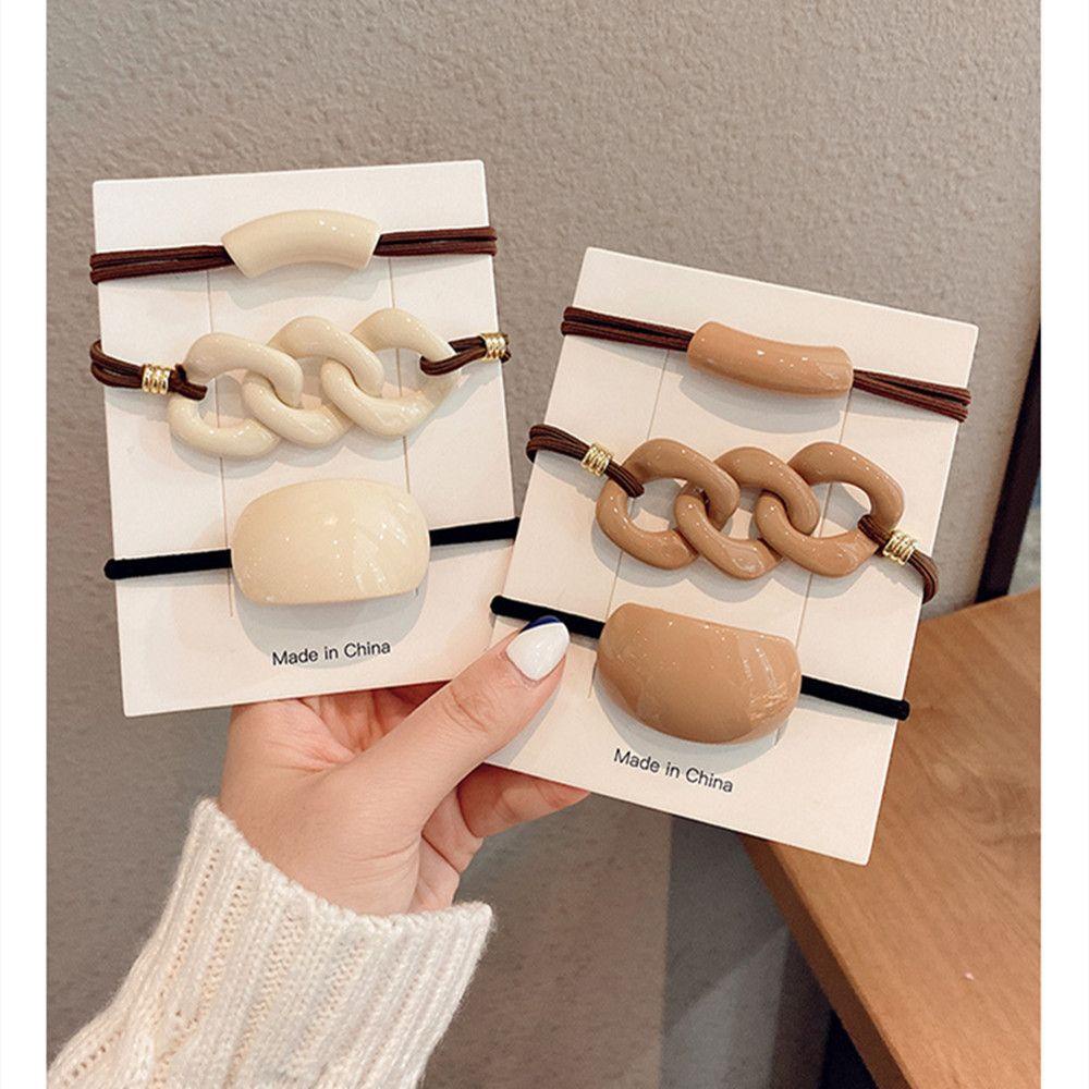 Bộ 3 Dây Cột Tóc Thời Trang Hàn Quốc Giá Đỡ