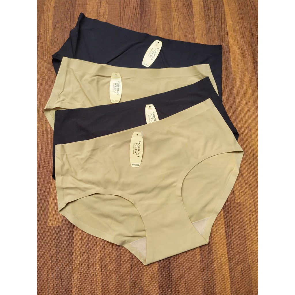 Quần lót đúc su trơn màu da, màu đen