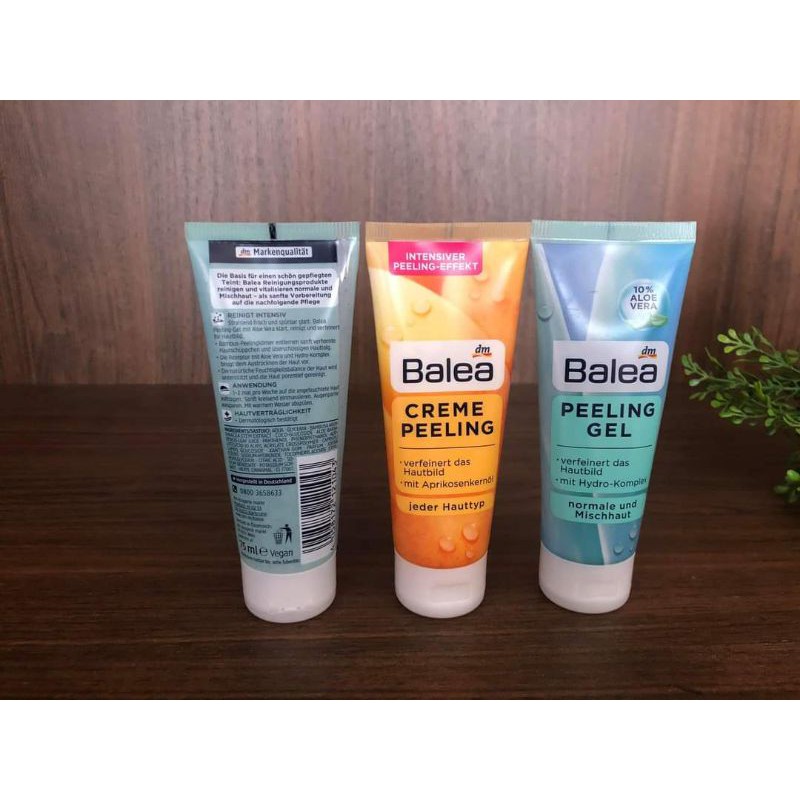 Hàng Đức Tẩy da chết Balea Peeling Gel chiết xuất lô hội