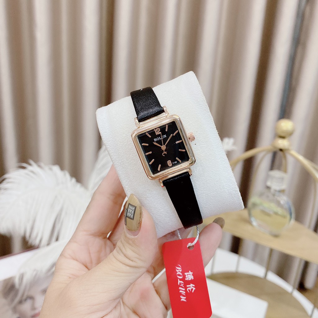 Đồng Hồ Nữ Đeo Tay Thời Trang Bolun Dây Da Mặt Tròn,Vuông Nhiều Màu Sắc Giá Siêu Rẻ | BigBuy360 - bigbuy360.vn