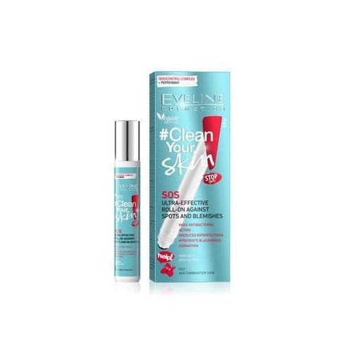 Lăn ngừa mụn Eveline Clean Your Skin 18ml