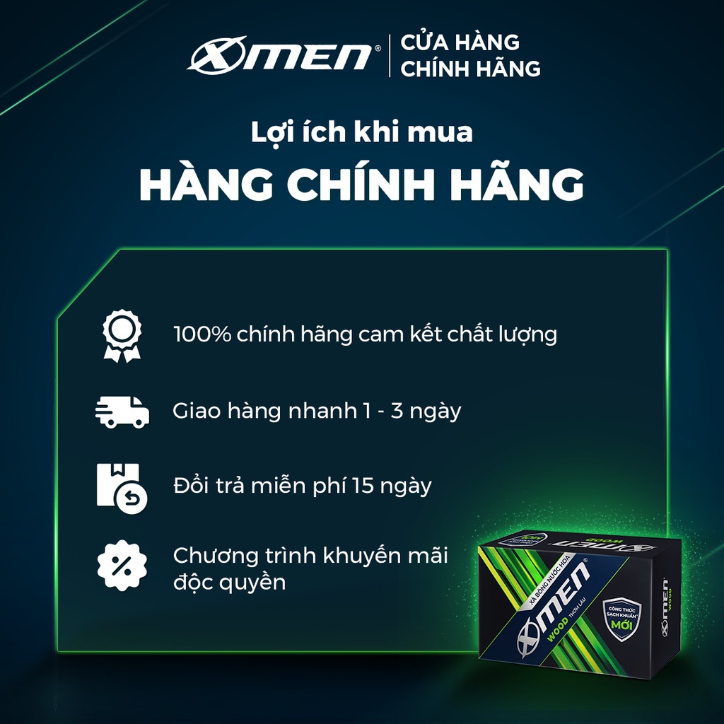Xà Bông Cục X-Men Wood (90g)