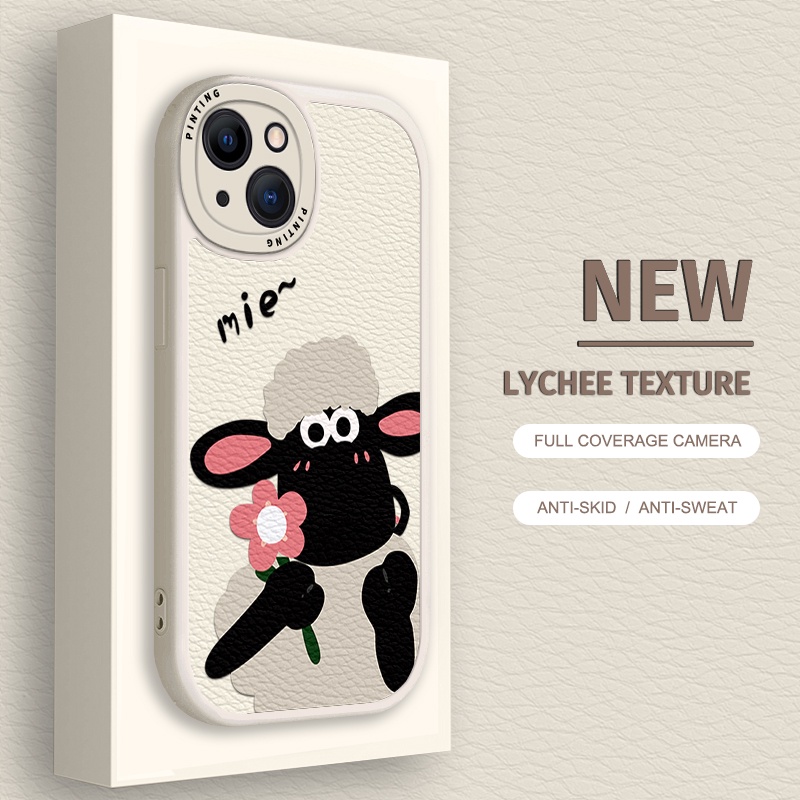 Ốp Điện Thoại Mềm Hình Cừu Hoạt Hình Cho iPhone 13 / 12 / 11 Promax 6 / 7 / 8 Plus / X / XR / Xs Max