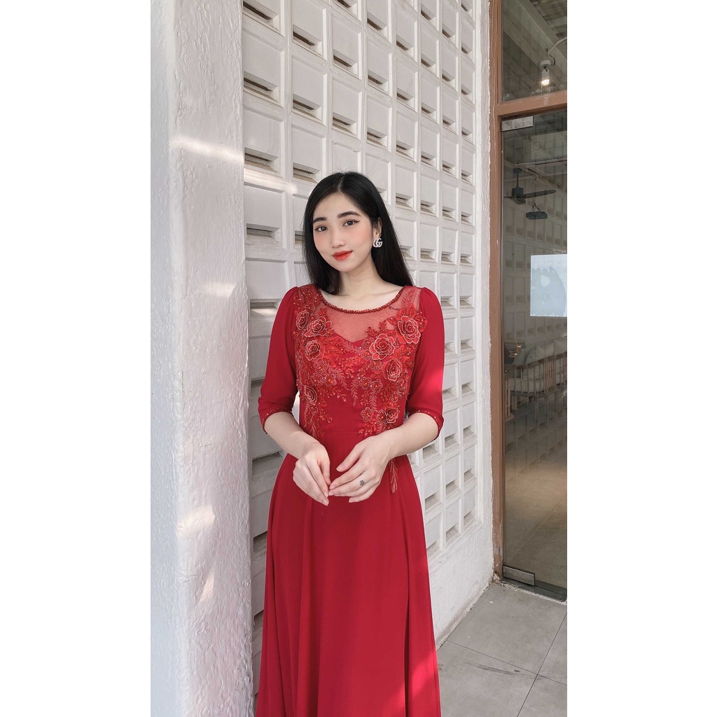 váy đầm nữ dạ hội thiết kế sang trọng quý phái